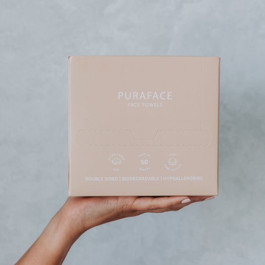 Puraface - 100% Cotton Disposable Face Towels